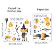 thumbnail image 2 of Pegatinas de pared de pastel de calabaza de Halloween, 24 Uds., pegatinas de cristal para ventana, decoración de embellecimiento de fiesta Levamdar  BST3141035, 2 of 5