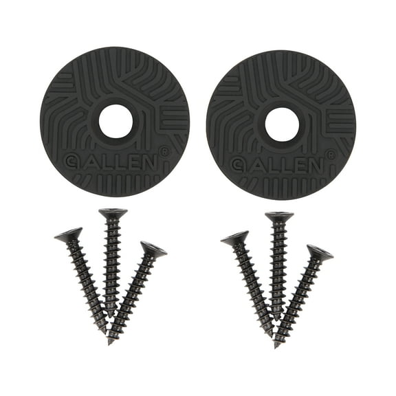 Allen Company 2-Piece Disc Firearm & Tool Magnet Set, Black