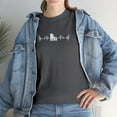 thumbnail image 7 of Roller Skate Heartbeat Shirt, Rollerskate Gift, Roller Derby Tee - ID: 1066, 7 of 7
