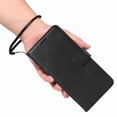 thumbnail image 2 of Wallet Case for Google Pixel 9 Pro XL 5G Flip Cover with Card Slots, Magnetic Stand & Strap Black, 2 of 7
