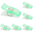 thumbnail image 1 of Sewing Clips, 10 Pcs Premium Quilting Clips, Versatile Craft Clips for Quilting, Fabric, Binding, Crocheting, Kniting etc,Green*10, 1 of 9