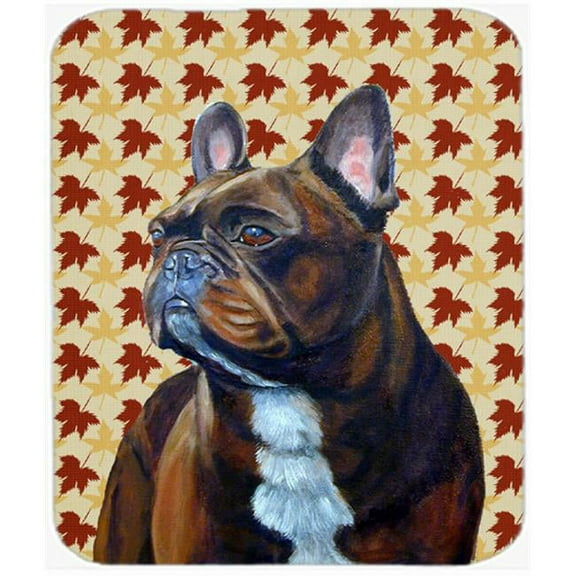 Carolines Treasures French Bulldog Fall Leaves Portrait Mouse Pad