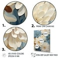 thumbnail image 3 of Designart "Dreamy Blue Background With White Mums III" Mums Floater Framed Canvas Art Print, 3 of 5