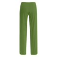 thumbnail image 5 of Women's Cotton Yoga Pants Lightweight Lounge Joggers with Pockets Drawstring Waist Casual Workout Running Beach Trousers, 5 of 6
