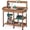 Brown, variant on Potting Bench with Sink & Drawer, Outdoor Gardening Table, Brown | Fir Wood Planting Table with 132 lb Weight Capacity, Basin, Storage Drawer, Shelves and Hooks Keeps Pots and Tools Organized.