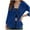 Blue, variant on Womens Cardigan Casual Solid Color Lace Cover Up Open Front Tops Long Sleeve V Neck Slimming Women's Sweaters Wine S