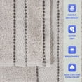 thumbnail image 4 of Superior Niles Egypt Produced Giza Cotton 6 Piece Towel Set, Platinum, 4 of 14