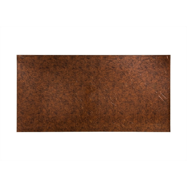 FASÄDE Easy Installation Alphabet Moonstone Copper Wall Panel (4' x 8' Panel)