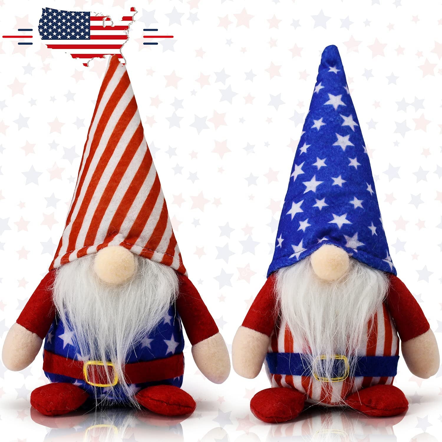 8 Pieces Patriotic Veterans Day Gnome American Gnome Independence Day Gnome 4th of July Decorations Handmade Dwarf Dolls Patriotic Party Supplies for Holiday Memorial Day Home Office Decoration 8 Pieces Patriotic Veterans Day Gnome American Gnome Independence Day Gnome 4th of July Decorations Handmade Dwarf Dolls Patriotic Party Supplies for Holiday Memorial Day Home Office Decoration