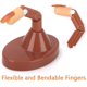 thumbnail image 3 of Mano de práctica para uñas acrílicas, 3 piezas de dedo de práctica ajustable y 100 piezas de herramientas de mano reemplazables para arte de uñas, dedo de entrenamiento flexible para manicura DIY, 3 of 5