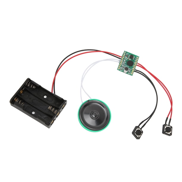 Módulo De Grabación, Módulo De Sonido Grabable Multiusos De 3,0 V-4,5 V Fácil De Operar Para Juguetes Para Niños