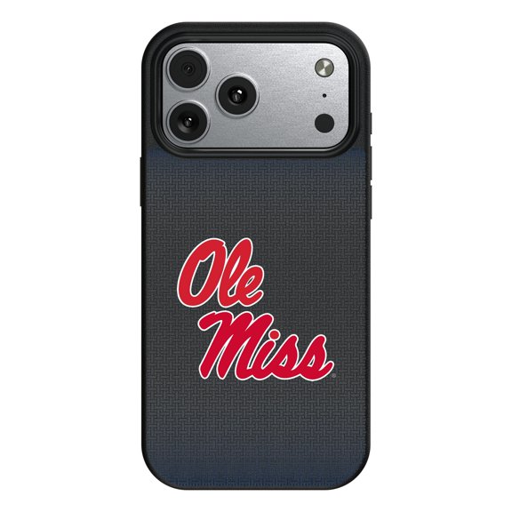 Ole Miss Rebels Linen Logo iPhone Magnetic Bump Case