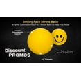 thumbnail image 3 of 10 Smiley Face Stress Balls Pack - PU Foam, Squeezable, Soft - Yellow, 3 of 5