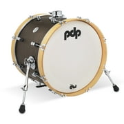 PDP Concept Classic 14x18 Walnut Stain Kick Drum with Natural Stain Hoops