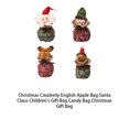 thumbnail image 3 of Bewildely Bolsa de regalo de Navidad cordón decorativo Navidad galleta caramelo bolsa organizador reutilizable temática Año Nuevo decoración niños Kits de decoración para fiestas Tipo 2 Bewildely HA069801-02, 3 of 6