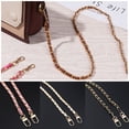 thumbnail image 5 of Replaceable PU Leather Metal Handbag Chain Decorative Chain Shoulder Bag Accessories Backpack Strap COLOR 2, 5 of 8
