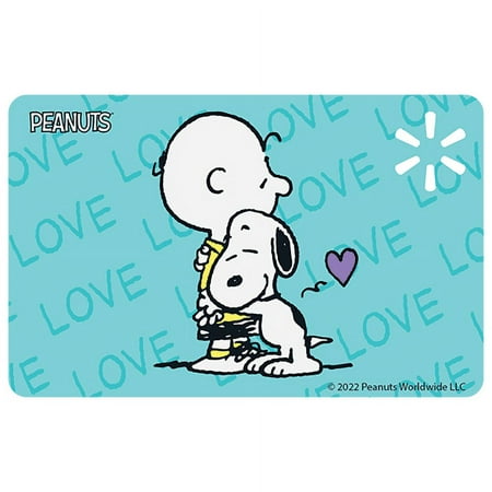 Peanuts Hugs Walmart eGift Card [Email Delivery]