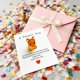thumbnail image 5 of Bonita Tarjeta de Bolsillo de Resina con Forma de Perrito Pequeño, Tarjeta de Regalo Decorativa., 5 of 6
