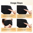 thumbnail image 6 of Pastsky Heated Eye Mask for Dry Eye, 3 Heat Levels Eye Massager with Detachable Cover, Cordless Eye Mask for Men Women, 6 of 10