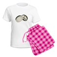 thumbnail image 5 of CafePress - Irish Bodhran Drums Pajamas - Women's Short Sleeve Print T-Shirt and Pants Light Cotton Pajama Set, 5 of 7