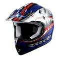 thumbnail image 3 of WOW Youth Kids BMX MX ATV Dirt Bike Motocross Helmet BOYCLS Shark Blue, 3 of 5