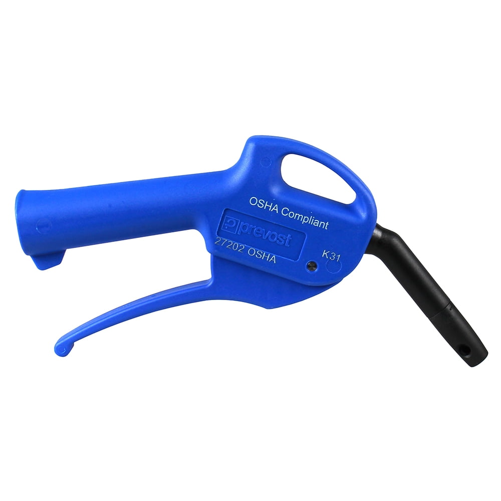 Prevost 1/4" NPT Blow Gun Compressed OSHA 27202OSH High Flow Air Blowgun Venturi