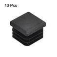 thumbnail image 3 of 10Pack 20mmx20mm(0.79inch) Plastic Tubing Plug Square Post End Caps Black, 3 of 6
