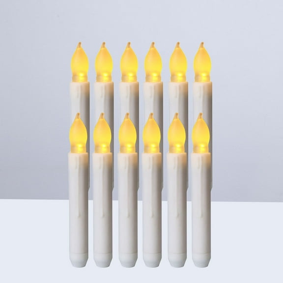 ORDDIART 12Pcs Flameless Candles Led Candles for Elegant and Safe Lighting