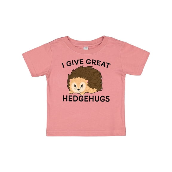 Inktastic I give great hedgehugs with Cute Hedgehog Boys or Girls Baby T-Shirt
