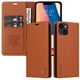 thumbnail image 1 of Funda para iPhone 13 Estuche de Cuero PU Tipo Cartera con Ranuras para Tarjetas y Cierre Magnético, 1 of 5