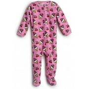 Elowel Baby Girls Footed Icecream Pajama Sleeper Fleece 4 Toddler