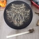 thumbnail image 5 of Frame Drum Sound Healing Tool Alchemical Moon Drum para familiares amigos mejores regalos, 5 of 7