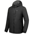 thumbnail image 5 of Little Donkey Andy Mens Windbreak Jacket, Quick Drying Water Repellent Light Jackets for Men Wrinkle Reduction (Black S), 5 of 7
