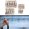 thumbnail image 2 of 5Pcs/Lot Stainless Steel Column Type Rotary Ring Bearing Swivel Fishing Swivels Hook Lure Connector Fish Accessories He Qiyong unisex, 2 of 2
