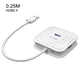 thumbnail image 1 of Essager 4-en-1 Adaptador USB Convertidor Computadora de escritorio Computadora portátil Divisor de 4 puertos, Blanco, USB 2.0, 0.25m Eigraketly EL5269-05, 1 of 2