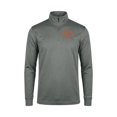 thumbnail image 5 of Sam Houston State Bearkats Reebok Mens Dark Gray Textured Qtr Zip Pullover, 5 of 5