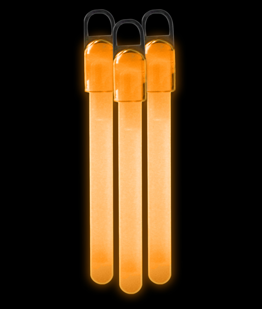 4 Inch Standard Glow Sticks Orange