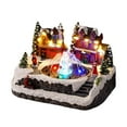 thumbnail image 1 of LED Navidad Snow Village House perfecl fuente Musical Giratorio Escultura para mesa, 1 of 2