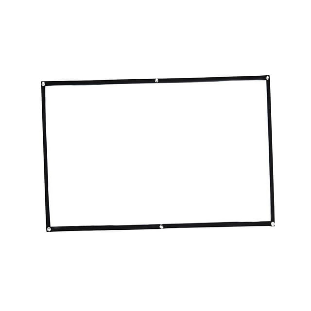 Bunblic Projecteur de Film Écran de Projection Pliable Portable 16:9 Rideau de Projecteur pour Bureau, Intérieur, Home Cinéma, Extérieur, 1.86x1.05m