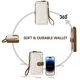 thumbnail image 4 of Cartera TFKGS de piel con bloqueo RFID de gran capacidad para mujer, color beige, 4 of 9