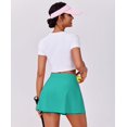 thumbnail image 3 of Pinspark Women's Tennis Skirts High Waisted Workout Skorts with Inner Pockets Side Split Golf Skirt Lightweight Athletic Skort Summer, 3 of 6