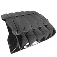 thumbnail image 6 of Ikon Motorsports Compatible with 09-20 Nissan 370Z IKON Rear Window Louver Sun Shade Cover Windshield Vent - Glossy Black 2009 2010 2011 2012 2013 2014 2015 2016 2017 2018 2019, 6 of 9