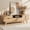 Medium Wood, variant on 62" Medium Wood TV Stand in Engineered Wood with 3 Drawers for TVs up to 65"