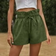 thumbnail image 2 of Sngxgn Athletic Lounge Shorts for Women - Casual Sweat Shorts with Pockets(Army Green,M), 2 of 9