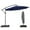 Navy Blue, variant on Outsunny 10ft Patio Umbrella, Garden Hanging Parasol with Crank, Blue