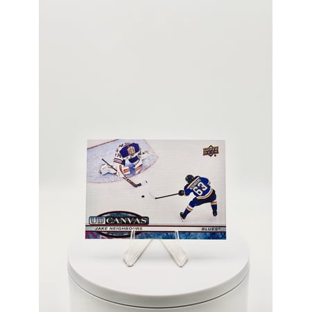 2025 Upper Deck Series 1 UD Canvas Jake Neighbours St. Louis Blues #C-10 Hockey Card
