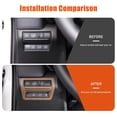 thumbnail image 2 of TINKI Headlight Switch Button Trim Cover Compatible with Toyota Land Cruiser Prado 2024 2025 Accessories, Headlight Lamp Switch Button Panel Trim Cover, 2 of 7