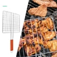 thumbnail image 2 of Yuanmiaoke Grill Gas Grill Organizer: Smoker Oven Grill Basket Handle Vegetable Grilling Accessories Outdoor Veggie Shrimp, 2 of 11