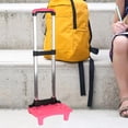 thumbnail image 4 of jiaping Backpack Hand Truck Aluminum Alloy Collapsible 2 Wheels Luggage Cart Compact Backpack Trolley for School Travel Outdoor Shopping Pink, 4 of 8