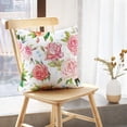 thumbnail image 5 of LALILO Throw Pillow Covers Botanical Beautiful Tropical Flowers Bouquet Cushion Cover 18" x 18", 2 Pack, 5 of 6